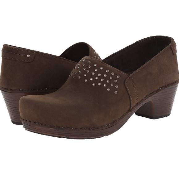 dansko studded clogs